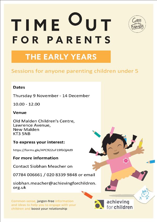 Time out for parents